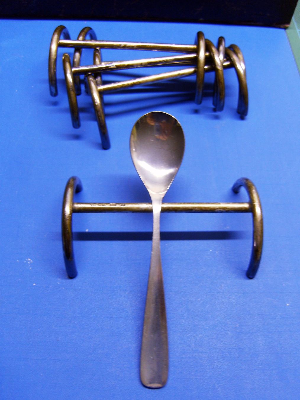 Set di posate: 6 Besteckbänkchen Silber platted – Usato da Liesberg venduto da Mikado1965 3
