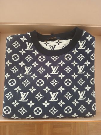 Louis Vuitton, Pullover Jacquard Monogram, Grösse M, Top