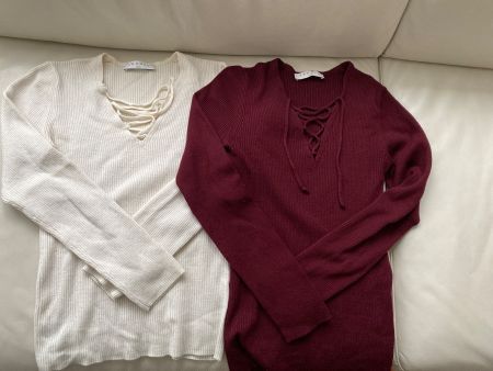 2 pulls SANDRO pour femme t. 2 (M)