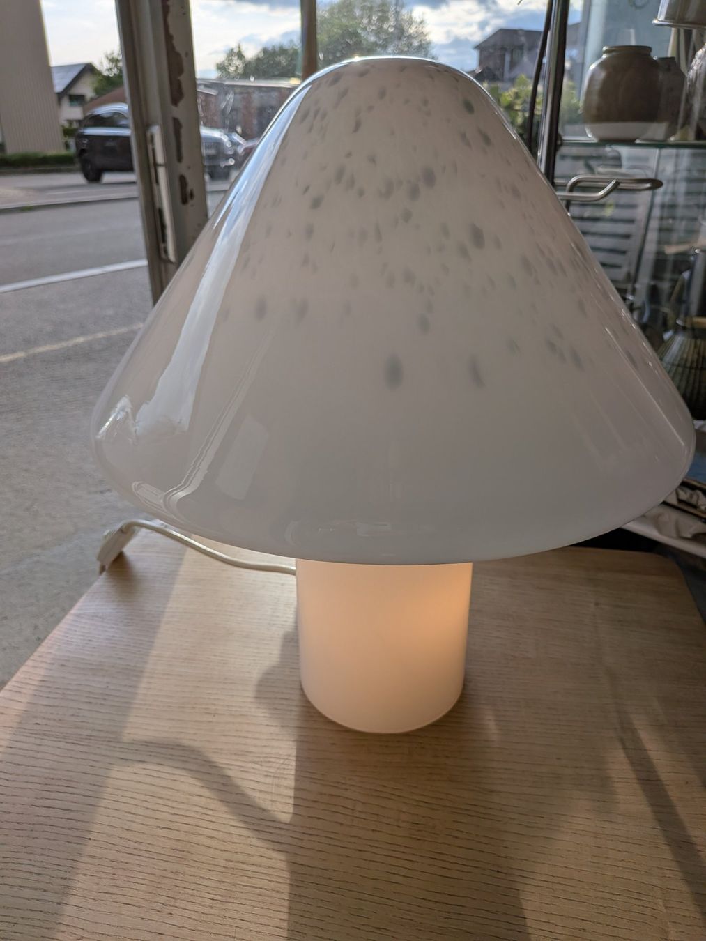 Lampade: Grosse Pilzlampe, Tischlampe evtl. Murano ? – Usato da Emmen venduto da Brockofsky 7