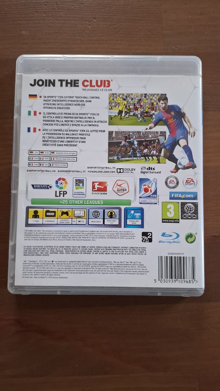Jeu FIFA 08 PlayStation 3 - Version Française Complète - Très Bon état