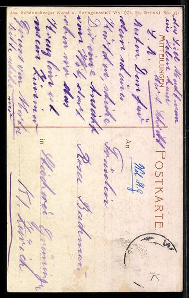 Ansichtskarten: AK Wyl., Kirchgasse, Marktgasse – Gebraucht aus Berlin von bartko-reher 1