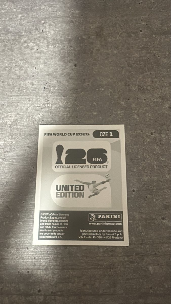 Panini Carte collezionabili: CZE 1 , FIFA WORLD CUP 2026 PANINI – Nuovo (secondo la descrizione) da Frauenfeld venduto da 1PegPeg1 1