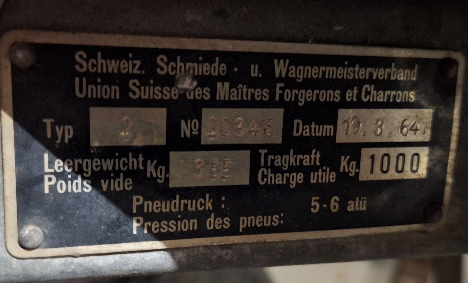 Anhänger: Fasnachtswagen / Kaffeewagen – Gebraucht aus Erlinsbach SO von Osy 7