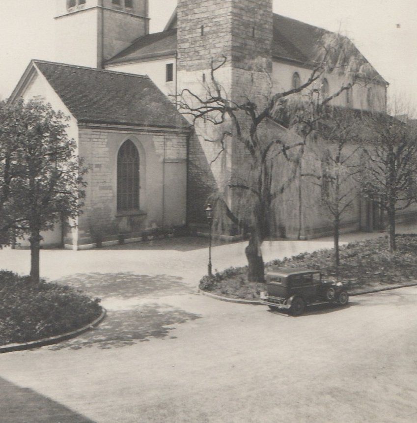 Cartoline postali: Winterthur,  Stadtkirche  und  Chur St. Martinskirche – Usato da Fällanden venduto da Blausegelfliege 1