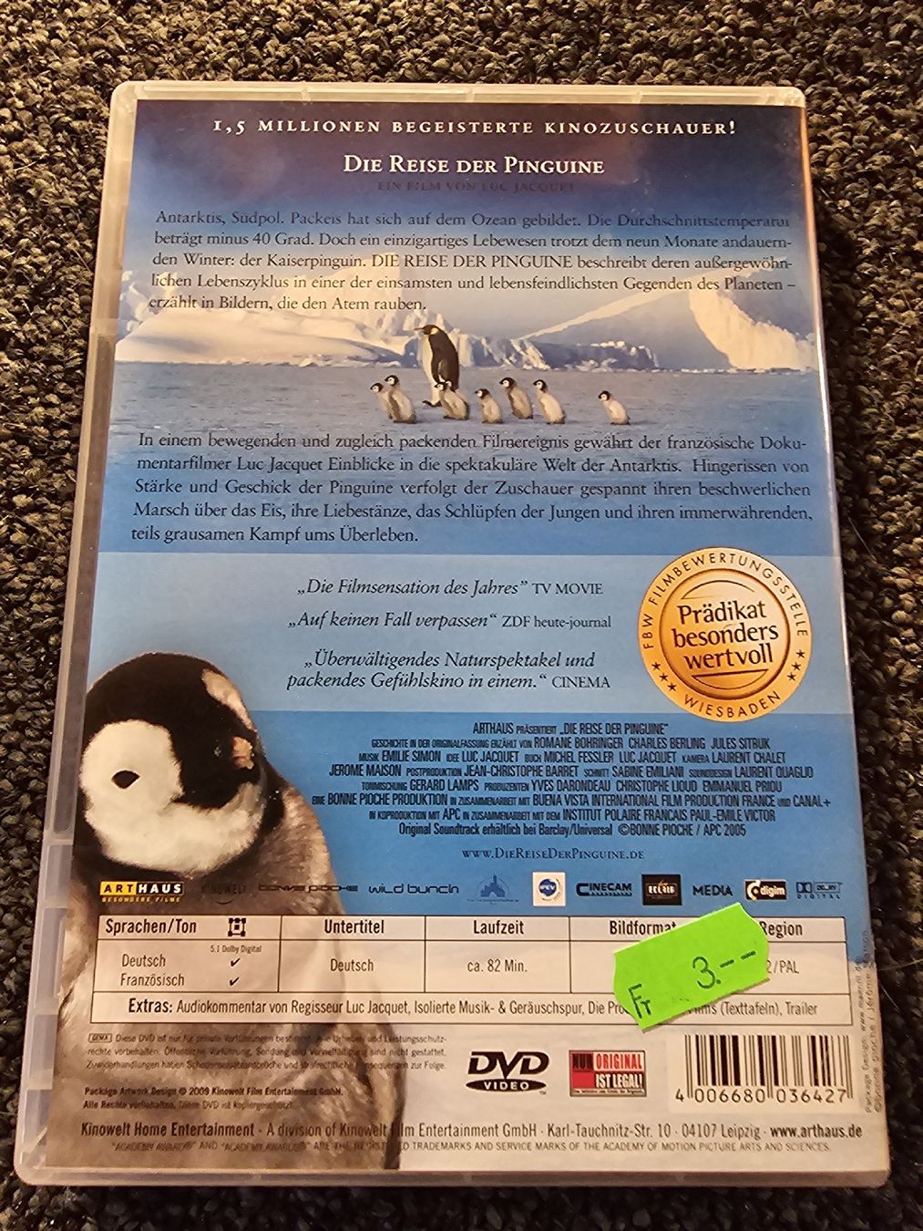 Alle DVDs: Die Reise der Pinguine (21819) – Gebraucht aus Ruswil von jan_bxl5 1