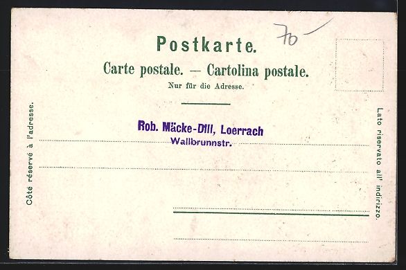 Cartoline postali: Litho Basel, Teilansicht, Centralbahnhof – Usato da Berlin venduto da bartko-reher 1