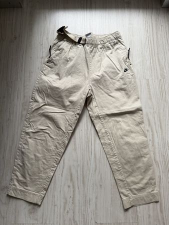 Nike Tech Pack Beige Trousers - Summer Essential, S Size 🔥
