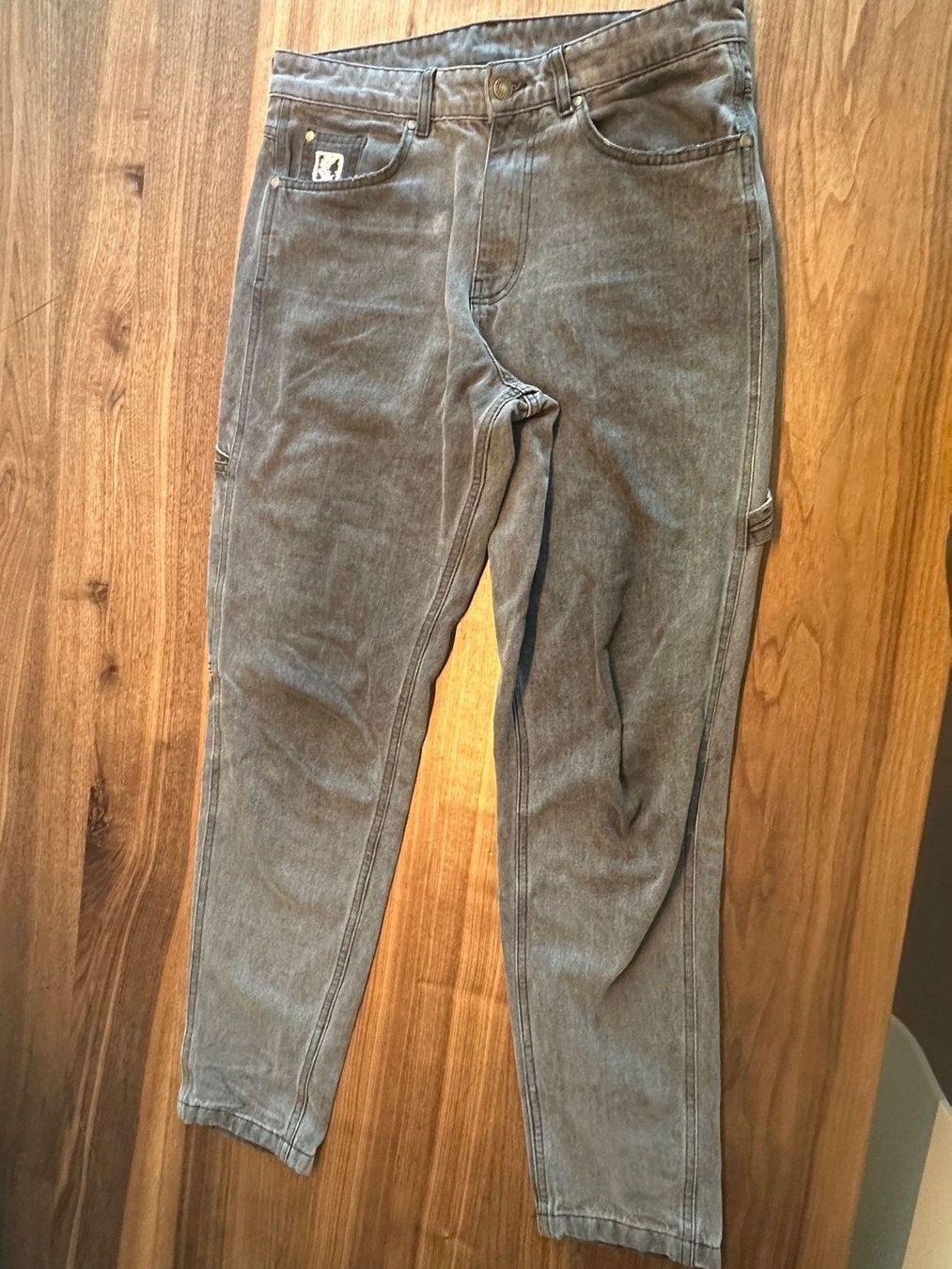 Jeans: Jeans, Karl Kani, grau, M – Usato da Winterthur venduto da manelio113