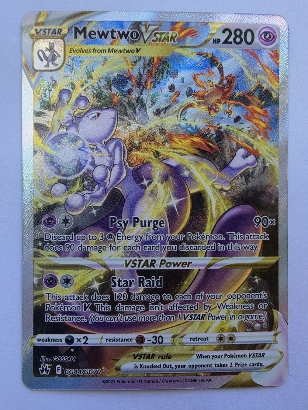 Pokémon Sammelbilder & Trading cards: Pokemonkarte - Mewtwo Vstar  – Gebraucht aus Oberdorf NW von Jasy9
