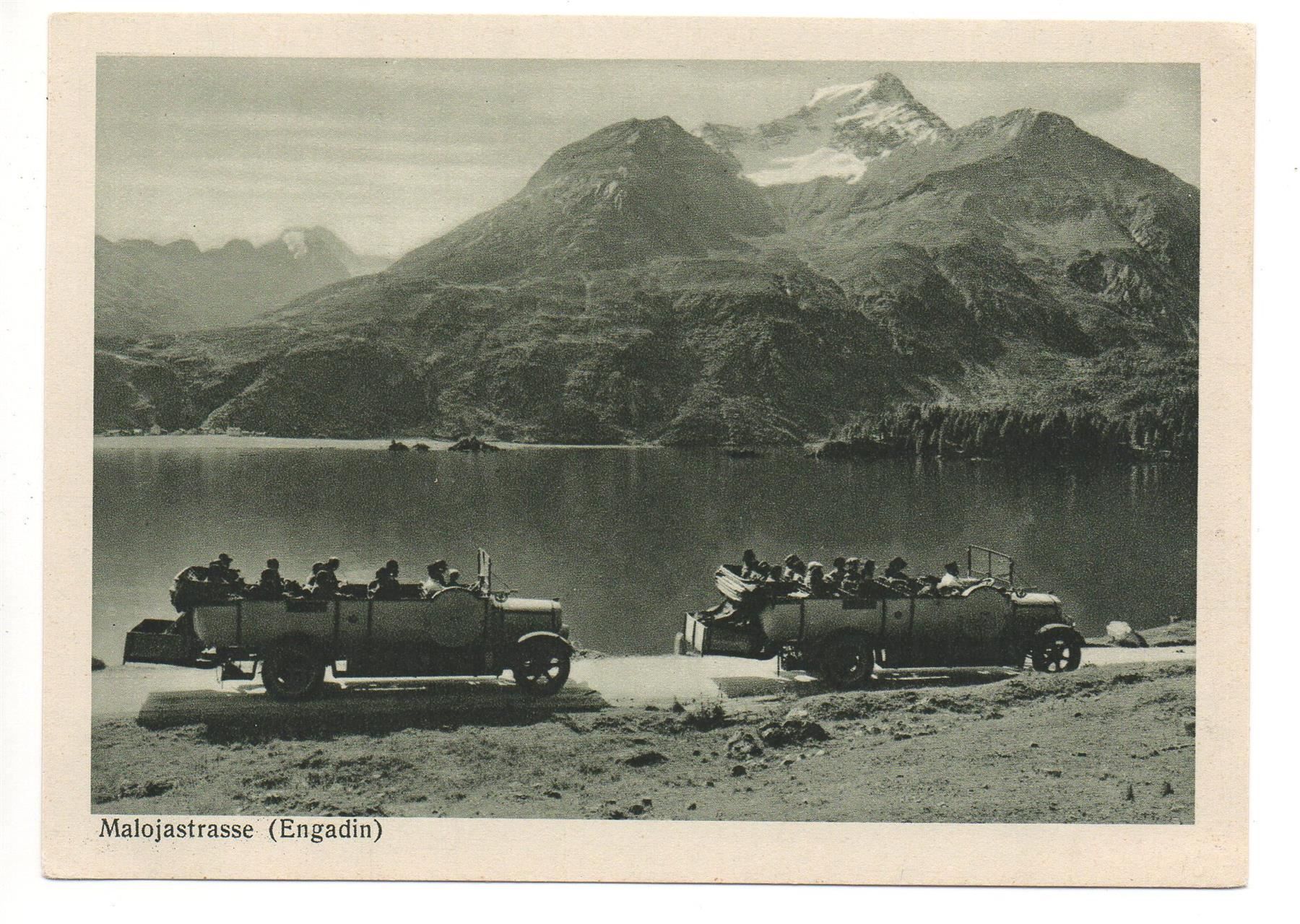 Cartes postales: MALOJASTRASSE zwei Postauto – Neuf (Voir description) à Jona par philajona
