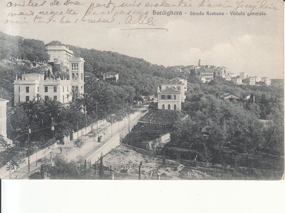 Cartoline postali: Bordighera 1912, mit ST Satigny – Usato da Bürglen TG venduto da StampGraf
