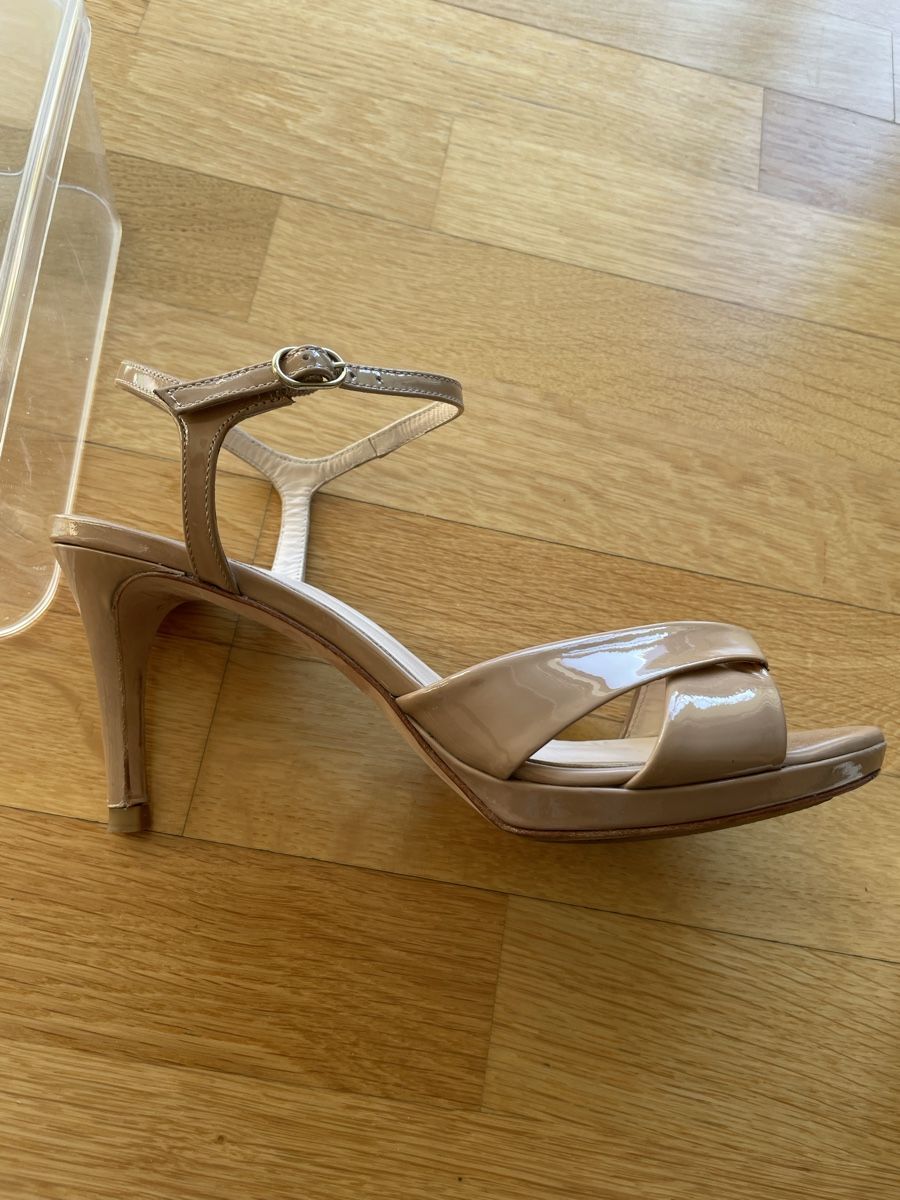 Chaussures femmes: Minelli Sandalen, nude Lackleder, Grösse 38 – Neuf (Voir description) à Zürich par SeldaY 4