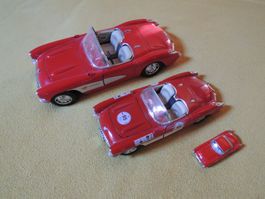 Modellauto Corvette in 3 Grössen 1:18 und kleiner...Twint ok