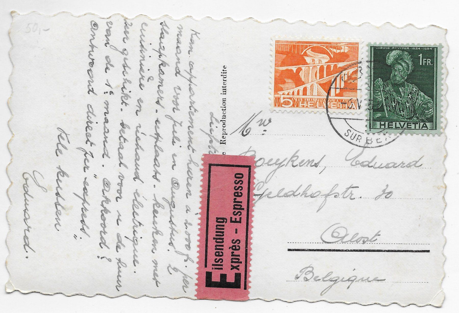 Cartoline postali: Gryon et les Dents du Midi – Usato da Hefenhofen venduto da Richsalz 1