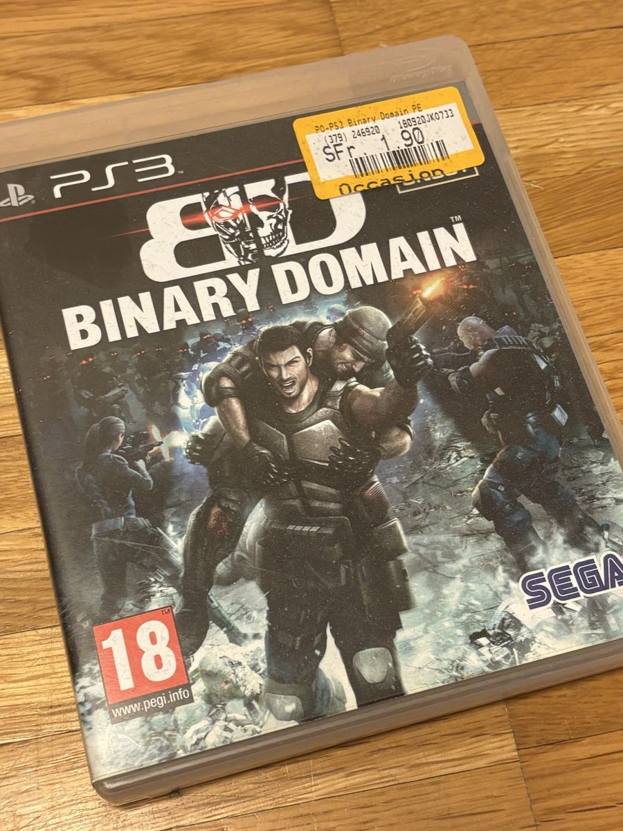 Spiele: PS3 Binary Domain Video Game Disc Used – Gebraucht aus Seewen von AndyDryusha