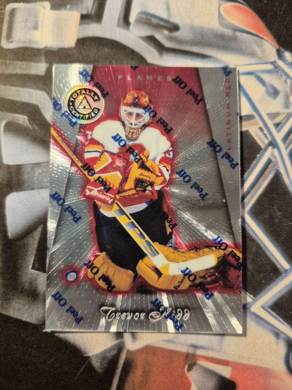 NHL Carte collezionabili: NHL Trevor Kidd Calgary Flames 0780/4299 – Usato da Treiten venduto da Sauber73