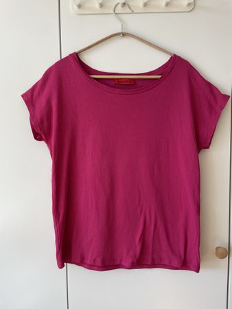 MAX&Co. Damen T-Shirt Pink / Magenta – Gr. L