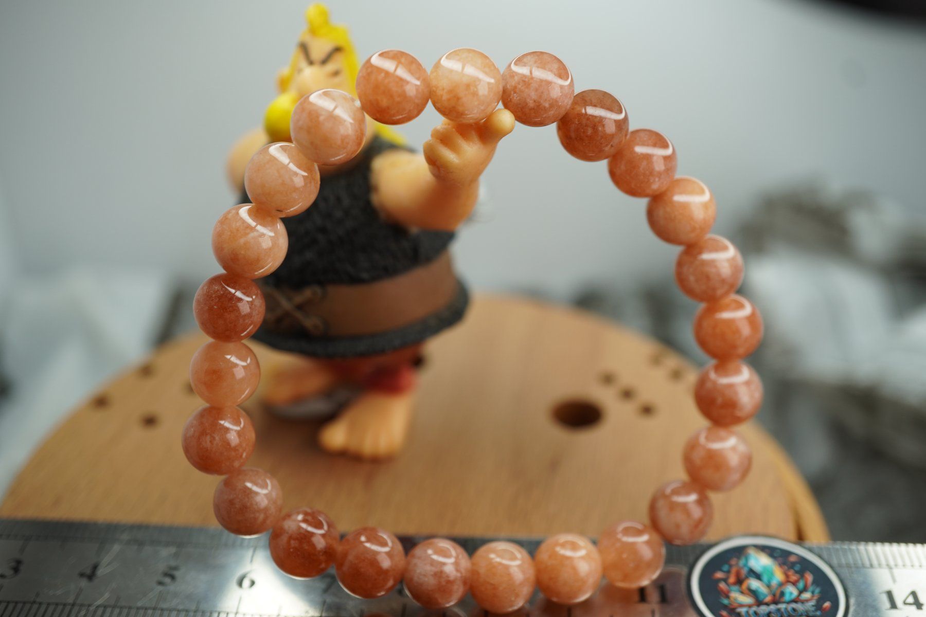 Minerali & Pietre curative: Sonnenstein   Mix  Armband    (Räumung!) – Nuovo e nell'imballaggio originale da Eschenbach SG venduto da topstone 8
