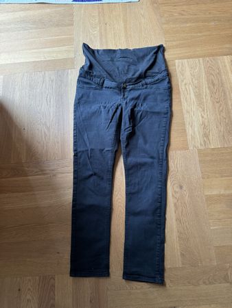 Umstandsjeans, Schwangerschaftsjeans, schwarz, Grösse 44
