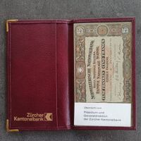 SCHWEIZER 5 FRANKEN BANKNOTE 1952, Exklusiv im ZKB-Etui