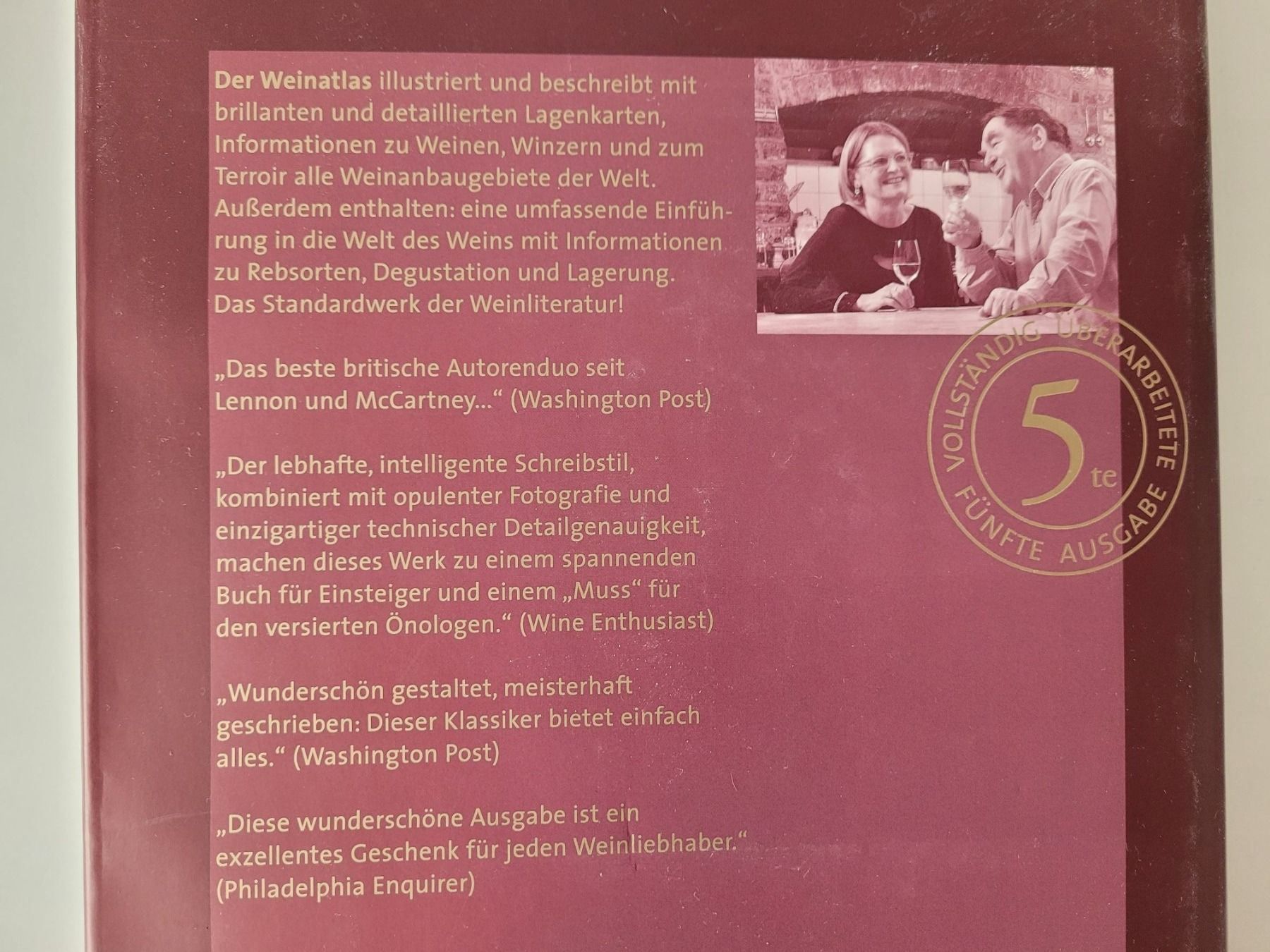 Libri: Der Weinatlas (Johnson / Robinson) – Nuovo (secondo la descrizione) da Herrliberg venduto da Jummi 6