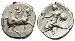 Calabria. TARENTUM AR Nomos (Circa 272-240 BC)