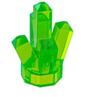 LEGO 6134621 Stein 1 x 1 Kristall, grün