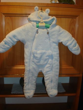 BABY kuscheliger, warmer Overall, hellblau, NOUKIES, Gr. 68
