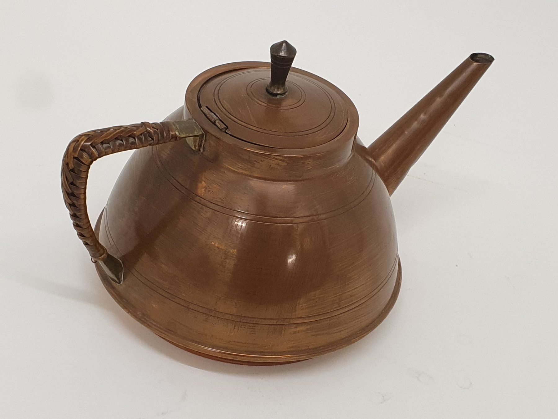 Teekannen: VINTAGE Kupfer Teekanne mit Teller - Schnäppchen! – Gebraucht aus Aegerten von taxidermo 4