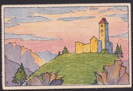 Sent St. Peterskirche Künstlerkarte