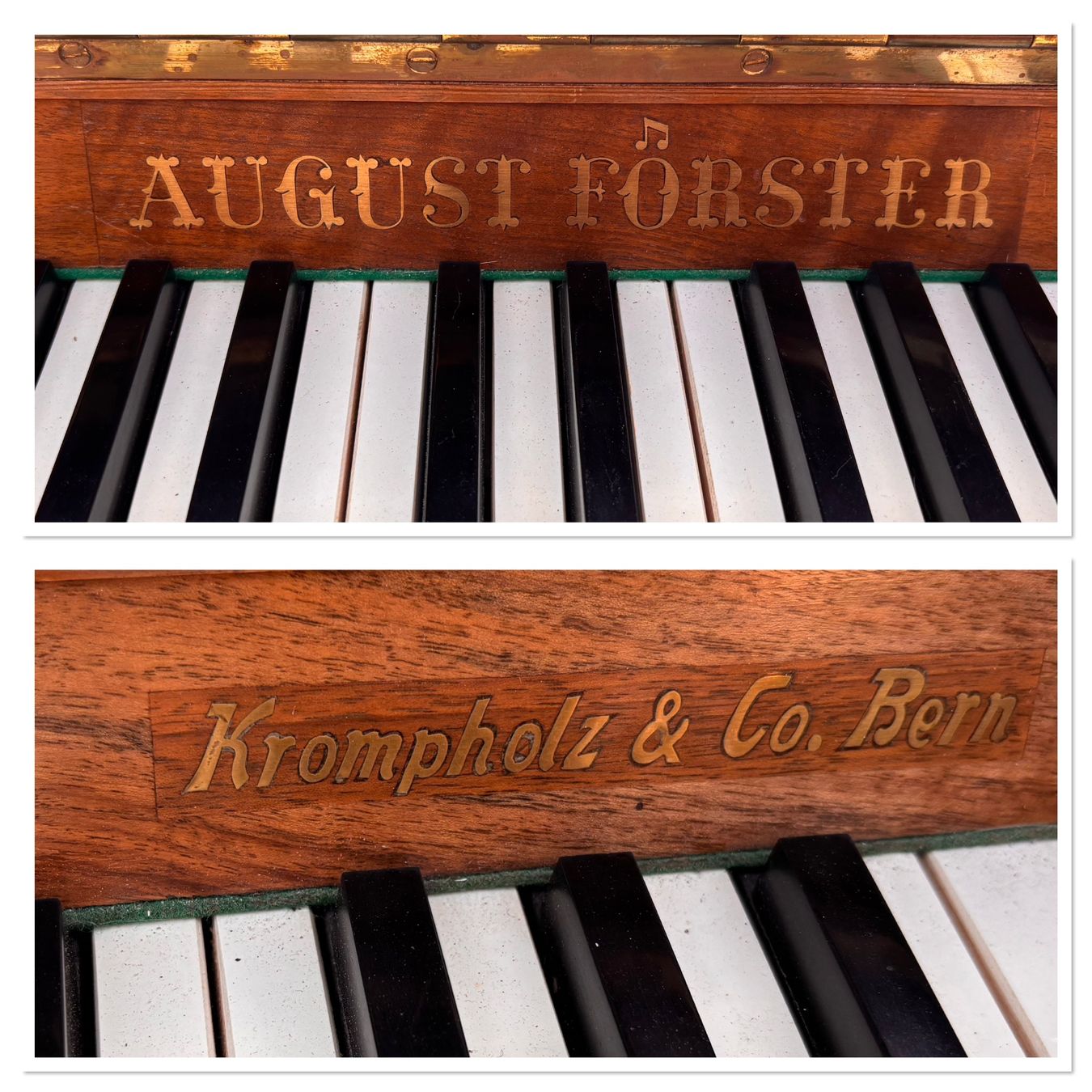 Strumenti musicali: Klavier August Förster Löbau – Usato da Hindelbank venduto da brm_72zv 5