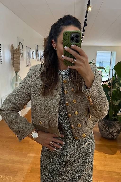 Celine Giacche: CELINE BLAZER KHAKI – Nuovo (secondo la descrizione) da Schwyz venduto da bofb