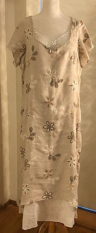 Vestiti: Leinenkleid, Lully Positano, Grösse XL – Usato da Zürich venduto da Cds10 4