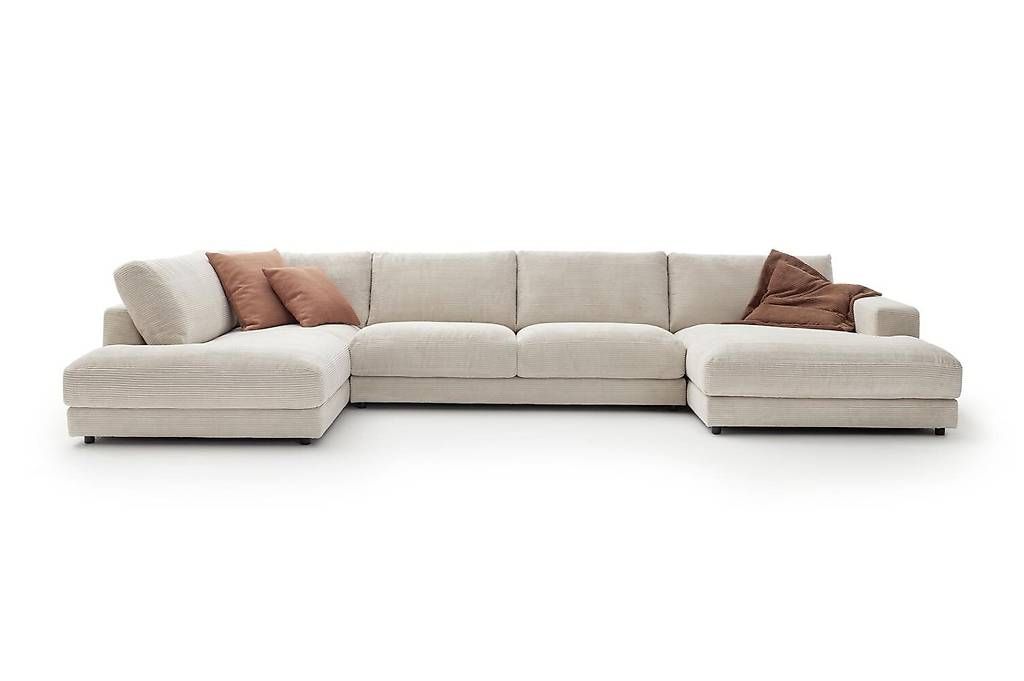 Divani: Cordsofa High End in U-Form – Nuovo e nell'imballaggio originale da Bischofszell venduto da deluxe-moebel