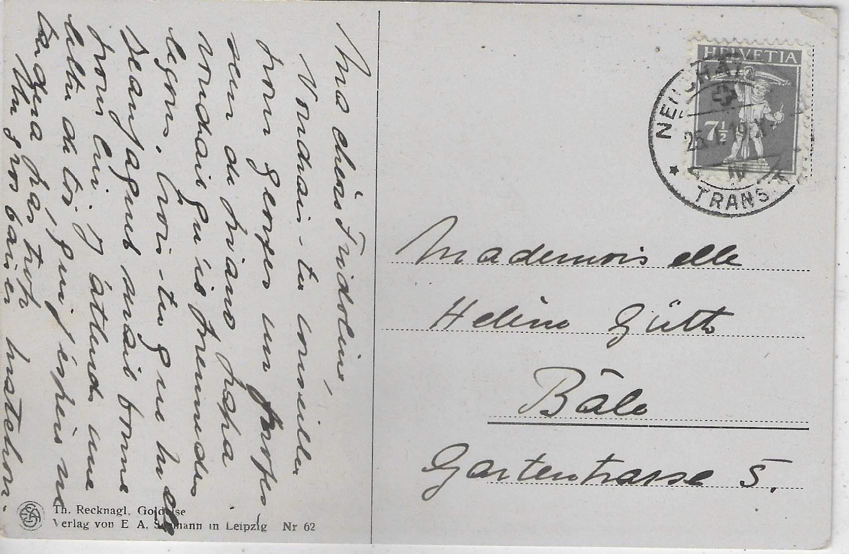 Cartoline postali: Mädchen-Portrait - Goldelse - Th. Recknagl – Usato da Ettingen venduto da Kartenplanet 1