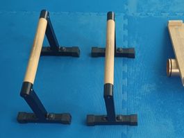 Parallettes (Mini-Barren / Liegestützgriffe)