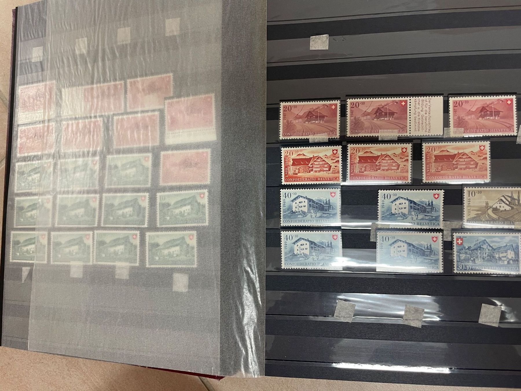 Alle Briefmarken: Bel alb. Linder 64 p. PP** – Gebraucht aus Sonceboz-Sombeval von Comment2 2
