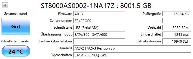 Seagate Dischi rigidi: 2x 8TB Seagate Festplatten - Gratisversand – Usato da Wangs venduto da Sdil 2