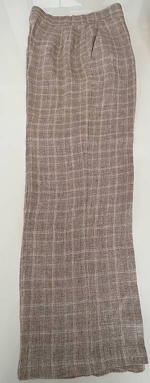 Maje Pantaloni: Sommerhose von MAJE Gr. 42 beige gemustert – Nuovo (secondo la descrizione) da Burgdorf venduto da wiwy51 1