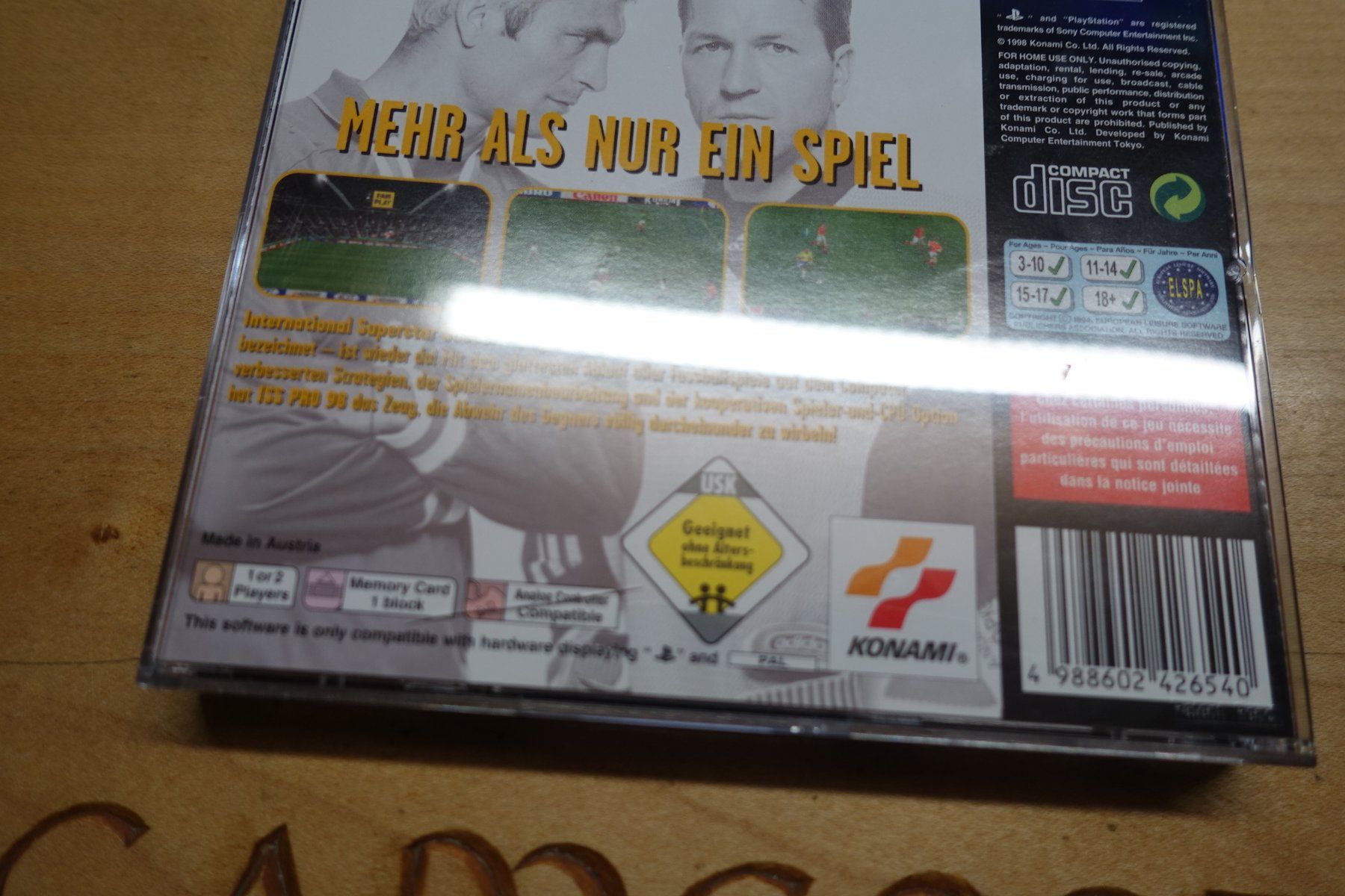 Sony Spiele: International Superstar Soccer Pro 98 – Gebraucht aus Steinach von Gamecet 3