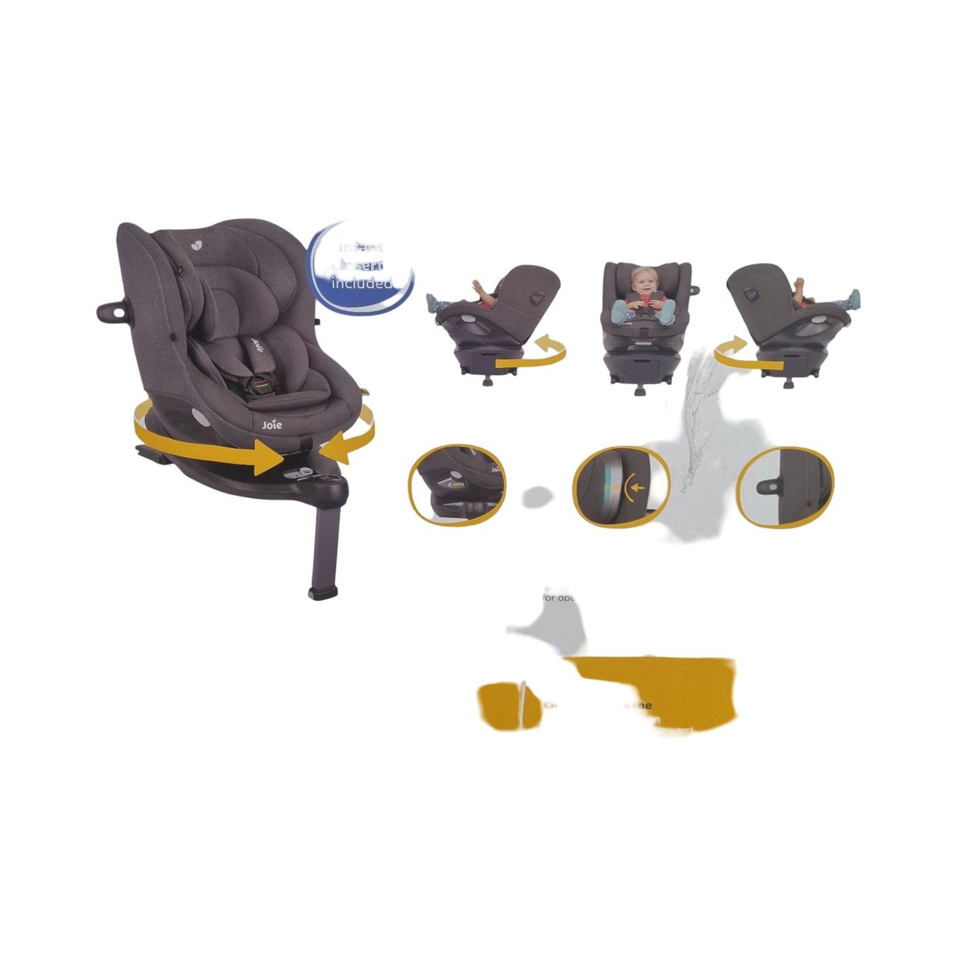Joie Seggiolini per auto: JOIE i-Spin 360 Kindersitz – Nuovo (secondo la descrizione) da Wangen b. Olten venduto da Restwert_Wangen 9