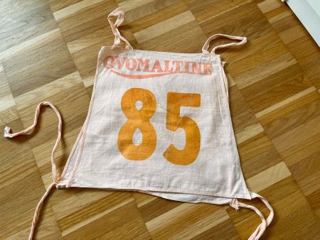 50er / 60er Ovomaltine OVO Ski Startnummer Vintage #85