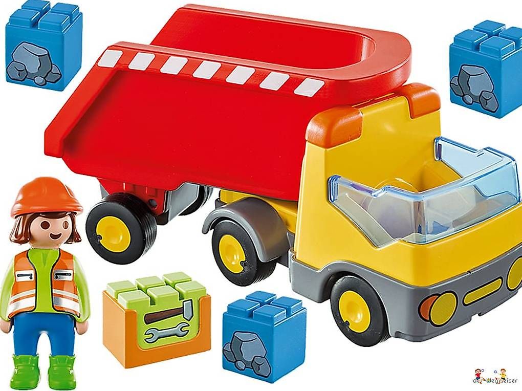 Playmobil Giocattoli: Playmobil 1.2.3 Kipplaster 70126 – Nuovo e nell'imballaggio originale da Birsfelden venduto da der-Wegweiser 1