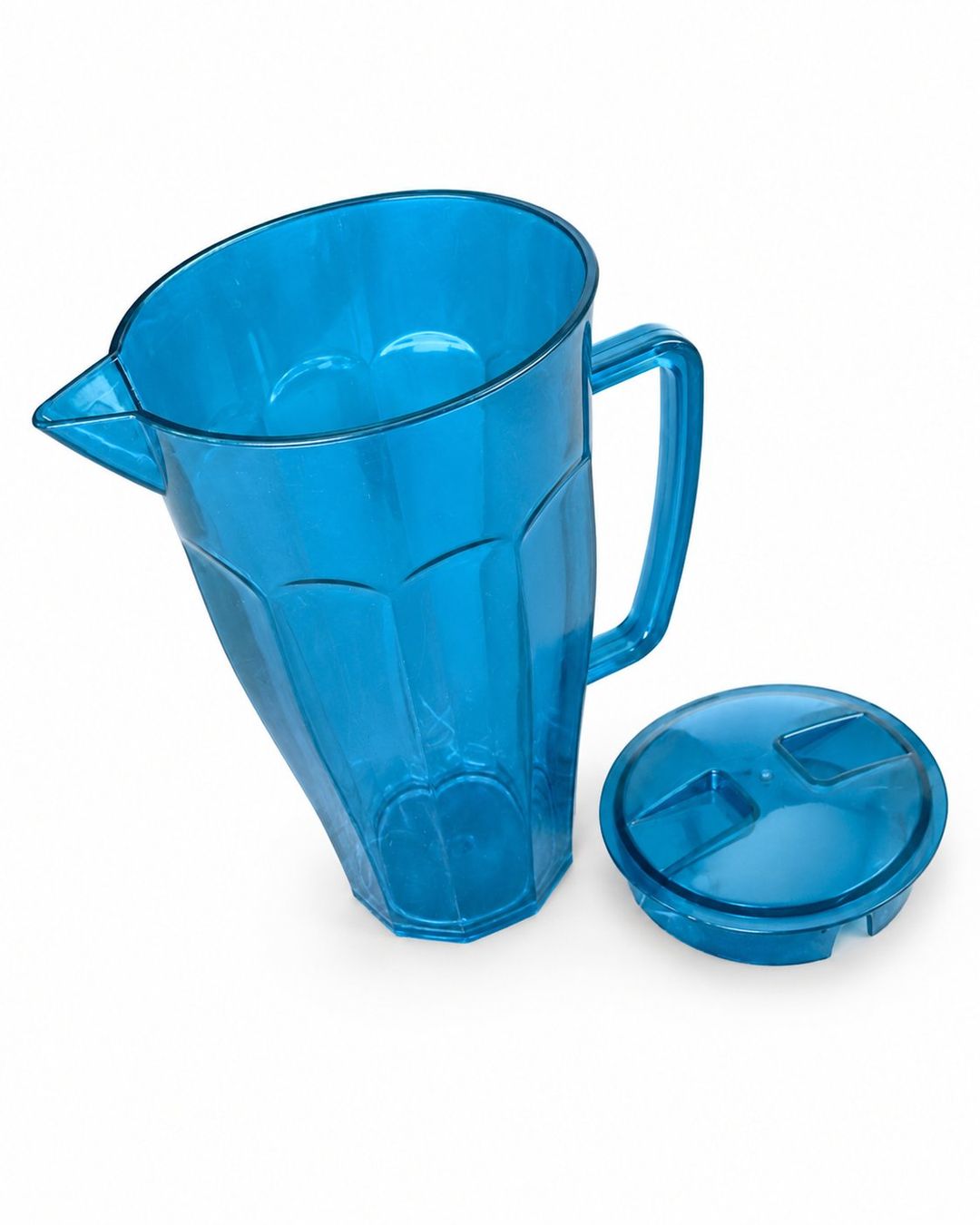 Caraffe: Blauer Wasserkrug mit Deckel – Picknick / Garten – Nuovo (secondo la descrizione) da Fully venduto da VaneaSelection 1