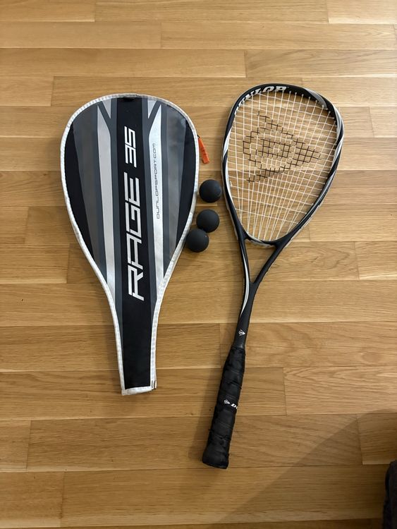Squash Racket Dunlop Rage 35 (Gebraucht) in Bülach für CHF 25 – nur ...