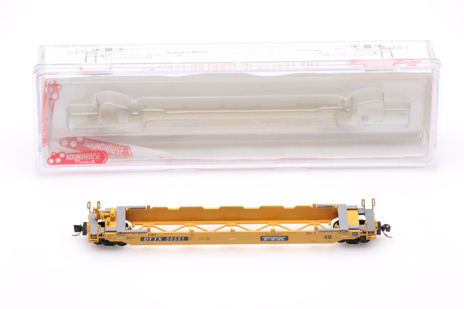 Modellini di ferrovie: Roundhouse TTX Husky Stack 8472, Spur N – Nuovo (secondo la descrizione) da Ried (Muotathal) venduto da Modellbahn.swiss 2