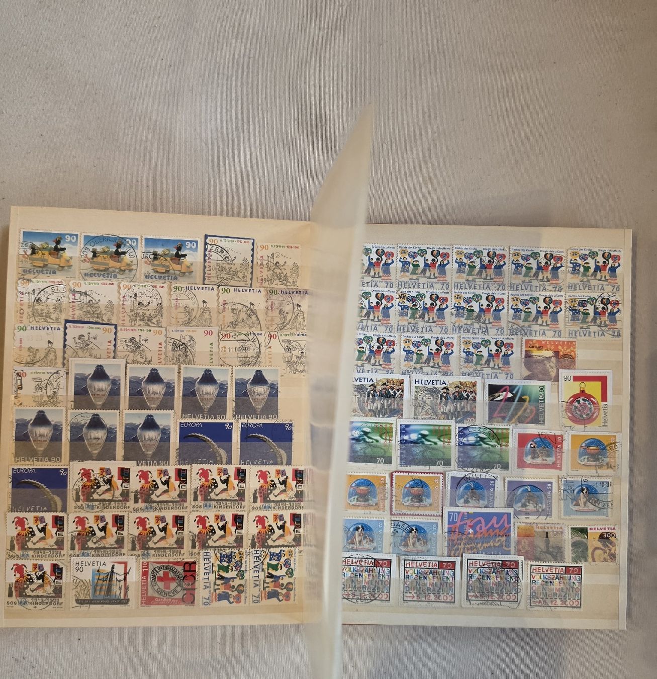 Alle Briefmarken: Briefmarken Sammlung Album Schweiz 1983-2005 – Gebraucht aus Oberkirch LU von schegy-by-jonsen 4