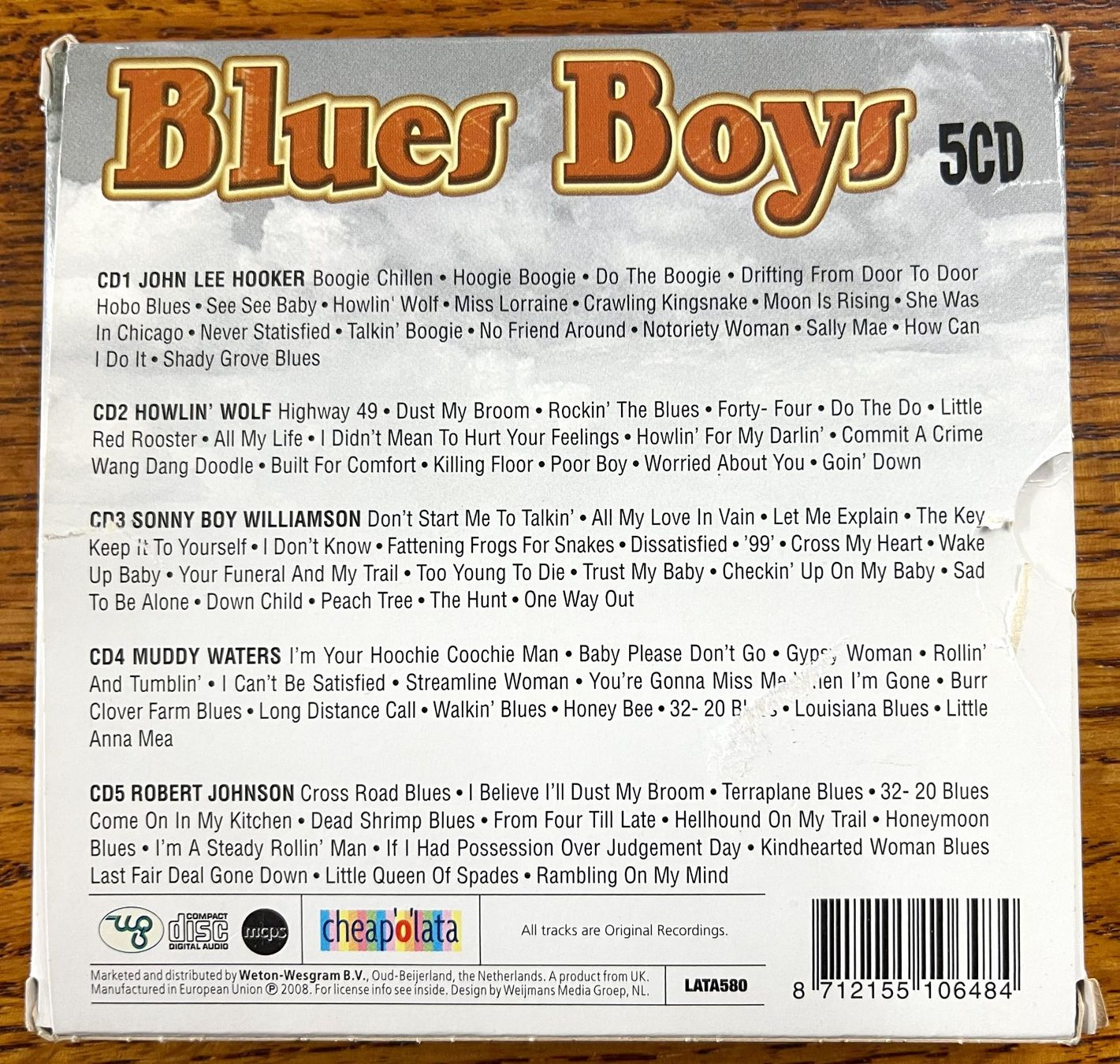 CD: 5CD-Box - Blues Boys – Usato da Oftringen venduto da Vucki 1