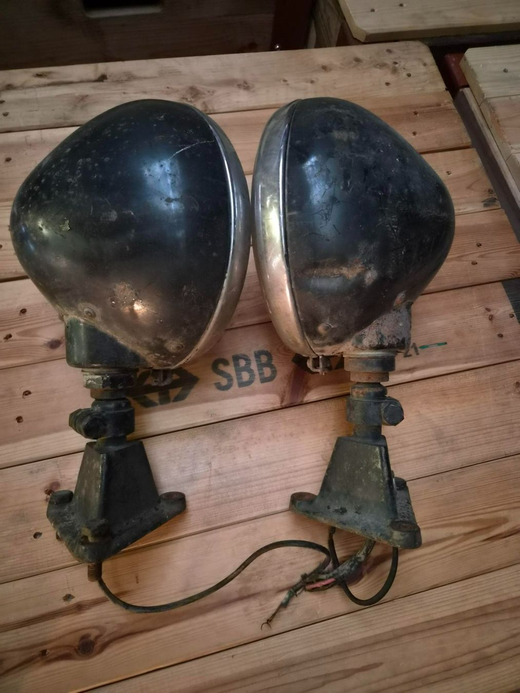 Trattori: 1 Posten Oldtimer Scheinwerfer, Lampen zu Traktor, LKW – Usato da Dürnten venduto da Bachtel84 3
